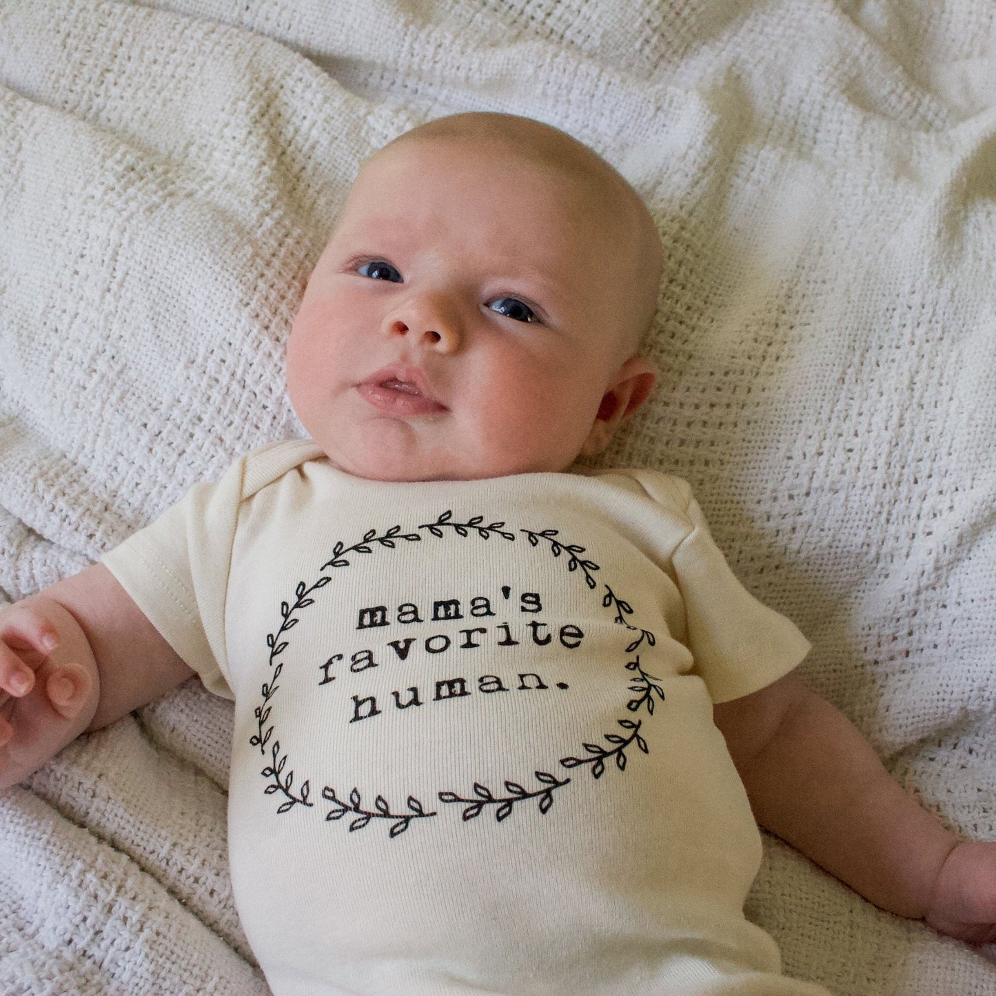 Mamas Favorite Human - Organic Cotton Bodysuit