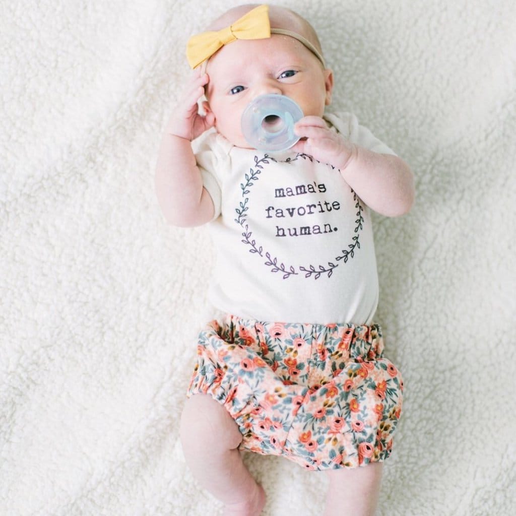 Mamas Favorite Human - Organic Cotton Bodysuit