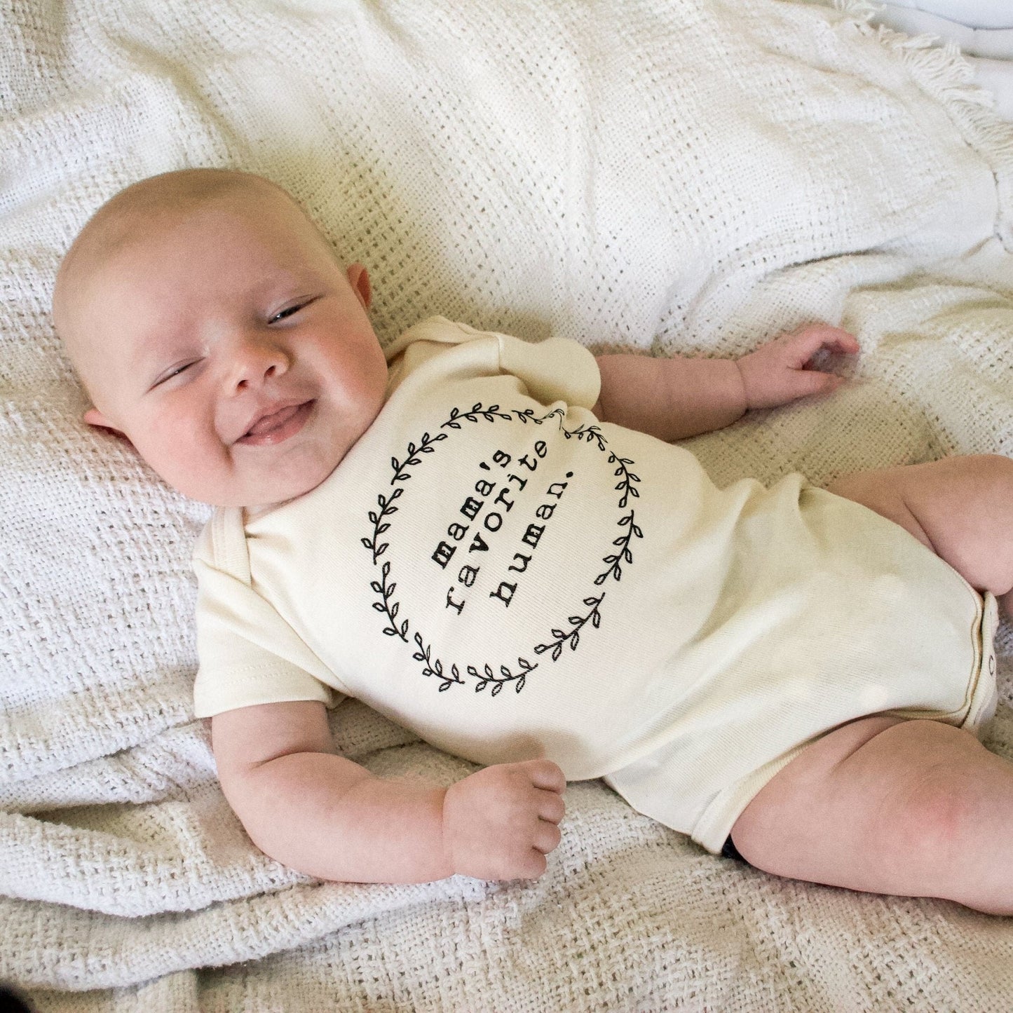 Mamas Favorite Human - Organic Cotton Bodysuit