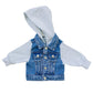 Mebie Baby Hooded Jean Jacket - Little Joy Co.