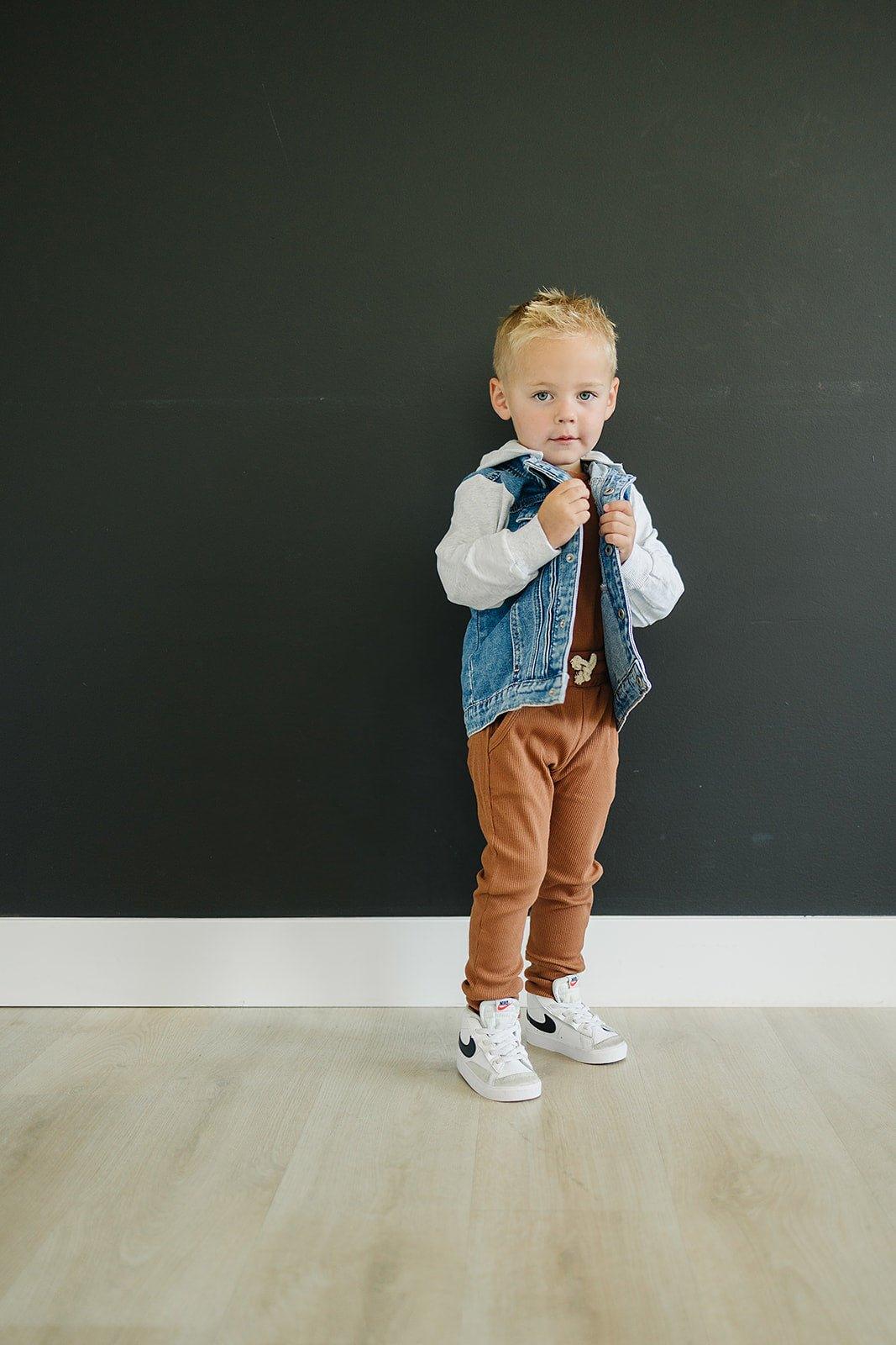 Mebie Baby Hooded Jean Jacket - Little Joy Co.