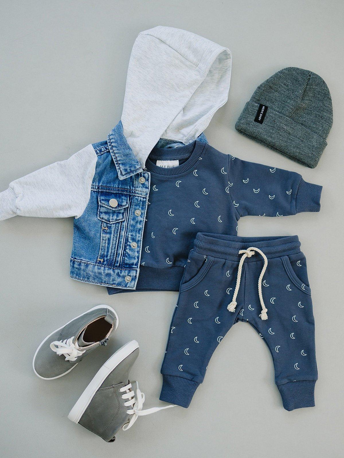 Mebie Baby Hooded Jean Jacket - Little Joy Co.