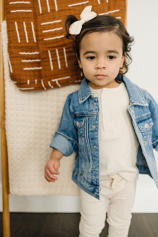 Mebie Baby Jean Jacket - Little Joy Co.