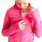 Fuchsia Flash Full-Zip Ruffle Active Jacket