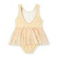 Yellow Gingham Ballet Skirt Swimsuit