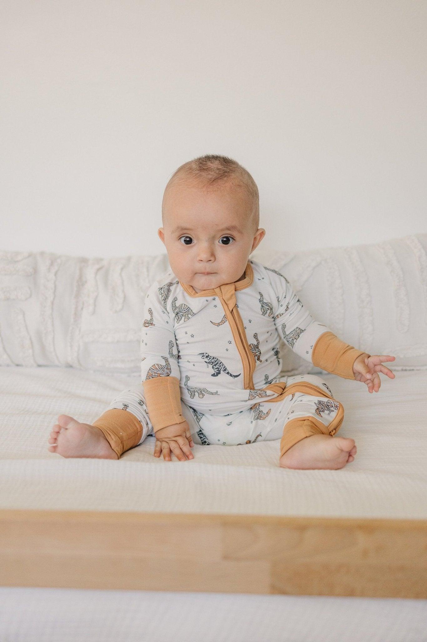 Mummy - Saurus Rex Bamboo Zippy Romper - Little Joy Co.