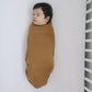 Mustard Bamboo Stretch Swaddle - Little Joy Co.