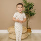 Neutral Checker 2pc Bamboo Pajama Set - Little Joy Co.