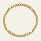 3MM Gold Ball Bracelet