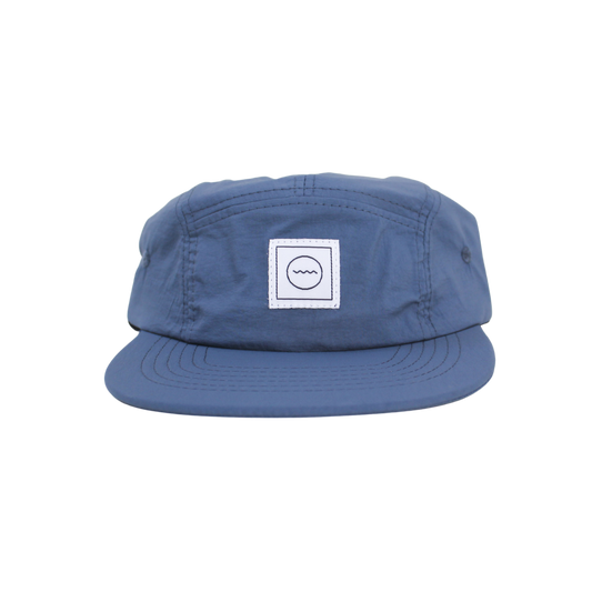 Nylon Five-Panel Hat in Wave