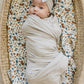 Oatmeal Bamboo Hat OR Head Wrap Set - Little Joy Co.