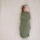 Olive Bamboo Stretch Swaddle - Little Joy Co.