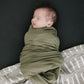 Olive Bamboo Stretch Swaddle - Little Joy Co.