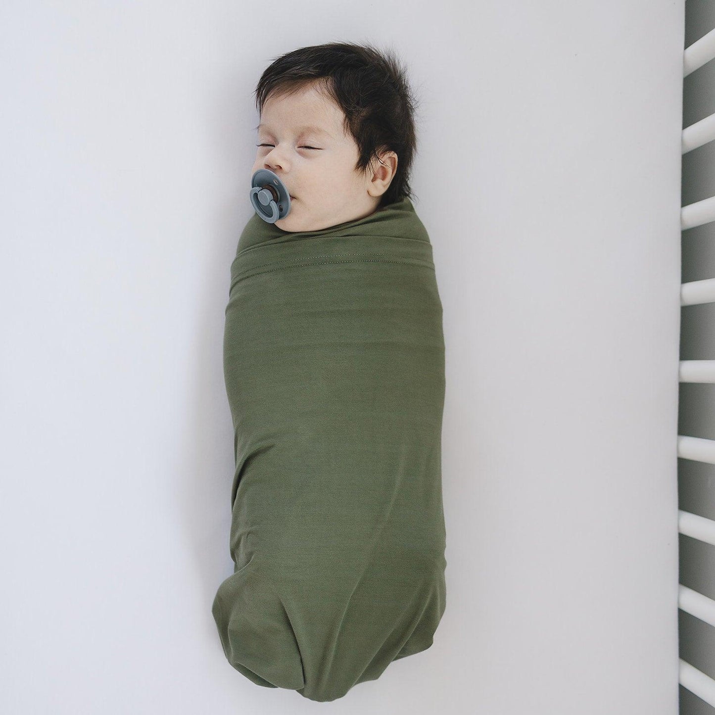 Olive Bamboo Stretch Swaddle - Little Joy Co.