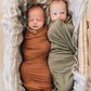 Olive Bamboo Stretch Swaddle - Little Joy Co.