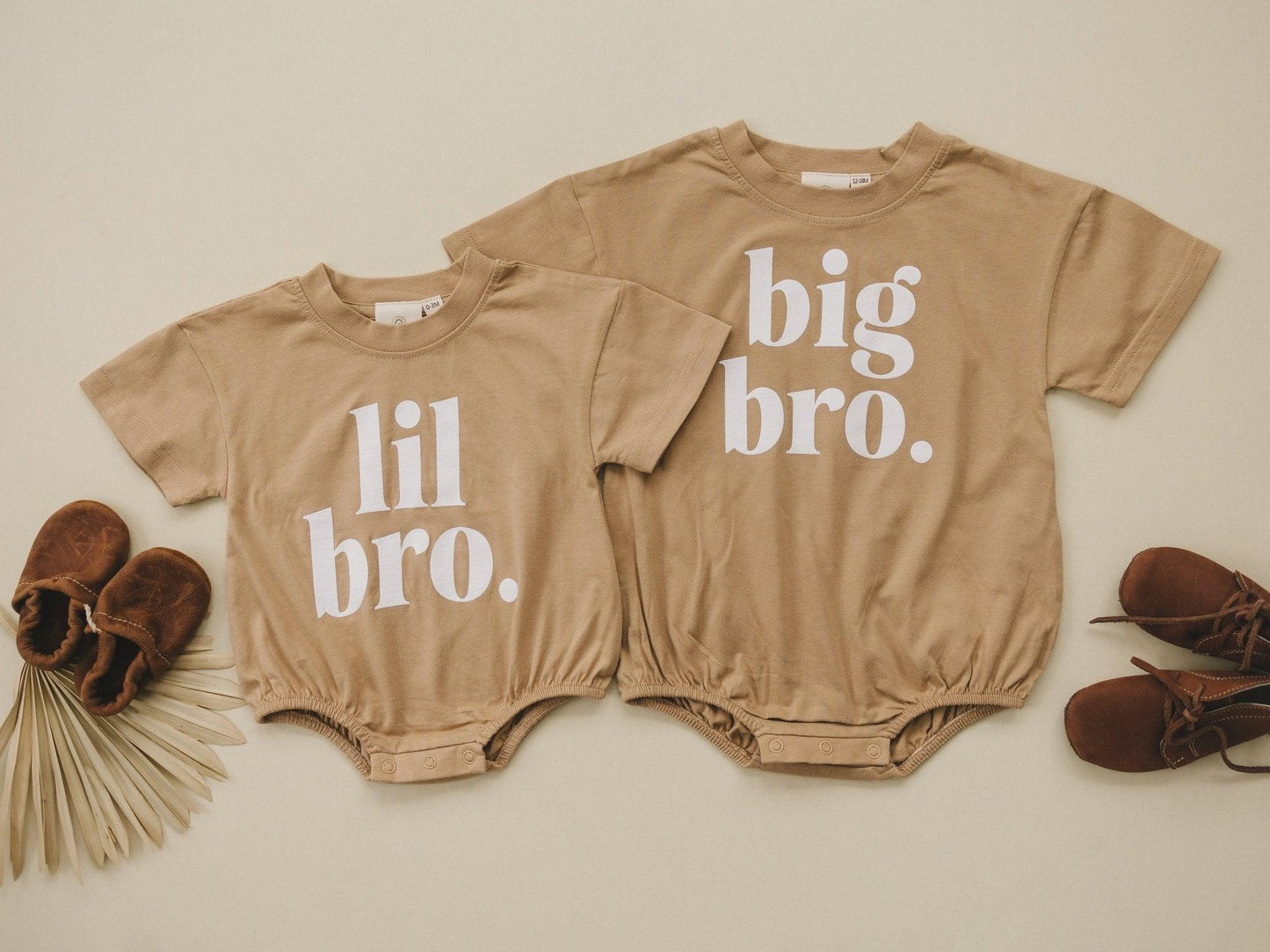 Organic Cotton Big Bro T - Shirt Romper - Little Joy Co.