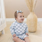 Organic Cotton Checkered Crewneck & Shorts Set - Little Joy Co.