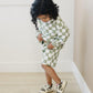 Organic Cotton Checkered Crewneck & Shorts Set - Little Joy Co.