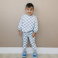 Organic Cotton Checkered Jogger Set - more colors - Little Joy Co.