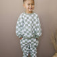 Organic Cotton Checkered Jogger Set - more colors - Little Joy Co.