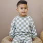 Organic Cotton Checkered Jogger Set - more colors - Little Joy Co.