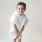 Organic Cotton Kids Waffle Beach Towel Poncho - more colors - Little Joy Co.