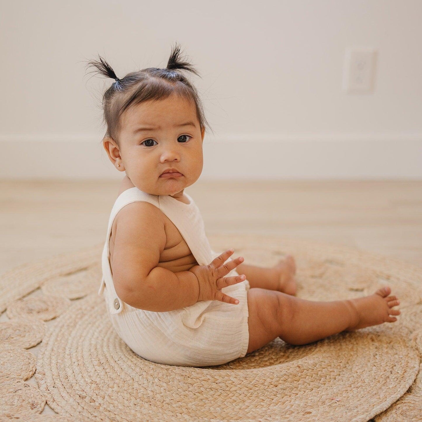 Custom Embroidered Easter Organic Cotton Bubble Romper - more colors