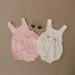 Custom Embroidered Easter Organic Cotton Bubble Romper - more colors