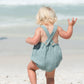 Custom Embroidered Easter Organic Cotton Bubble Romper - more colors