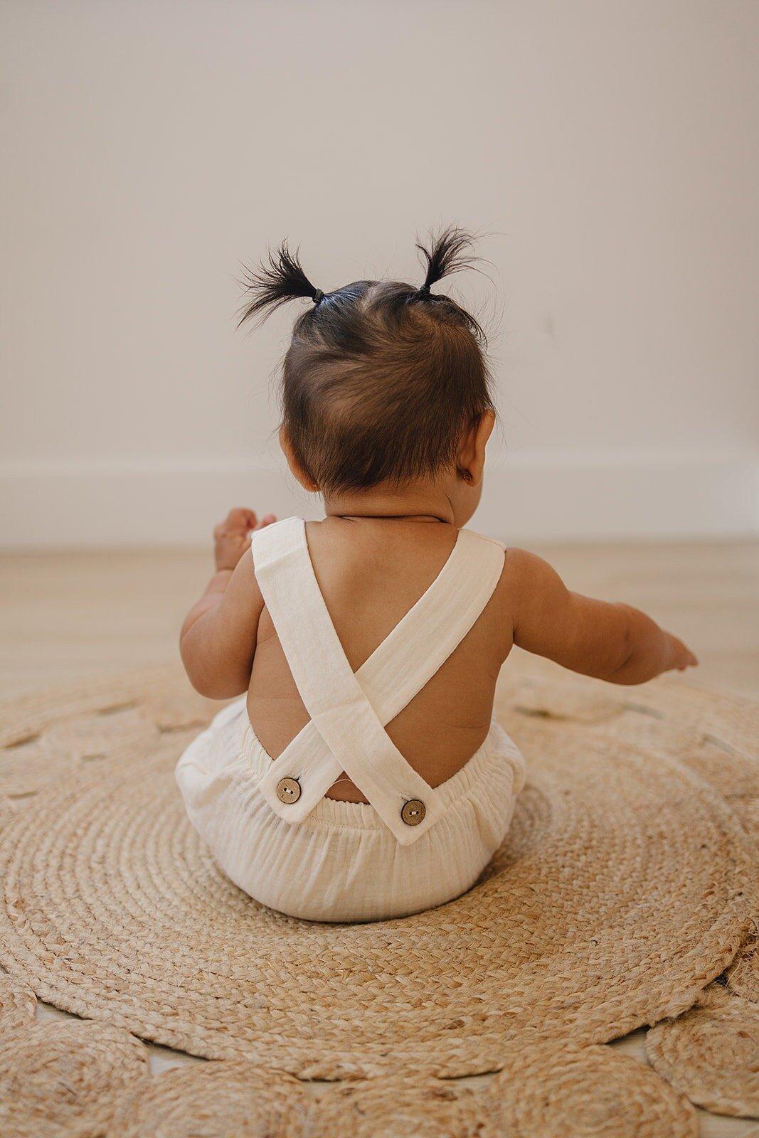 Custom Embroidered Easter Organic Cotton Bubble Romper - more colors