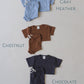 Organic Cotton Ribbed 2pc Outfit - more colors - Little Joy Co.