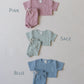 Organic Cotton Ribbed 2pc Outfit - more colors - Little Joy Co.