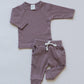 Organic Cotton Ribbed 2pc Set - more colors - Little Joy Co.
