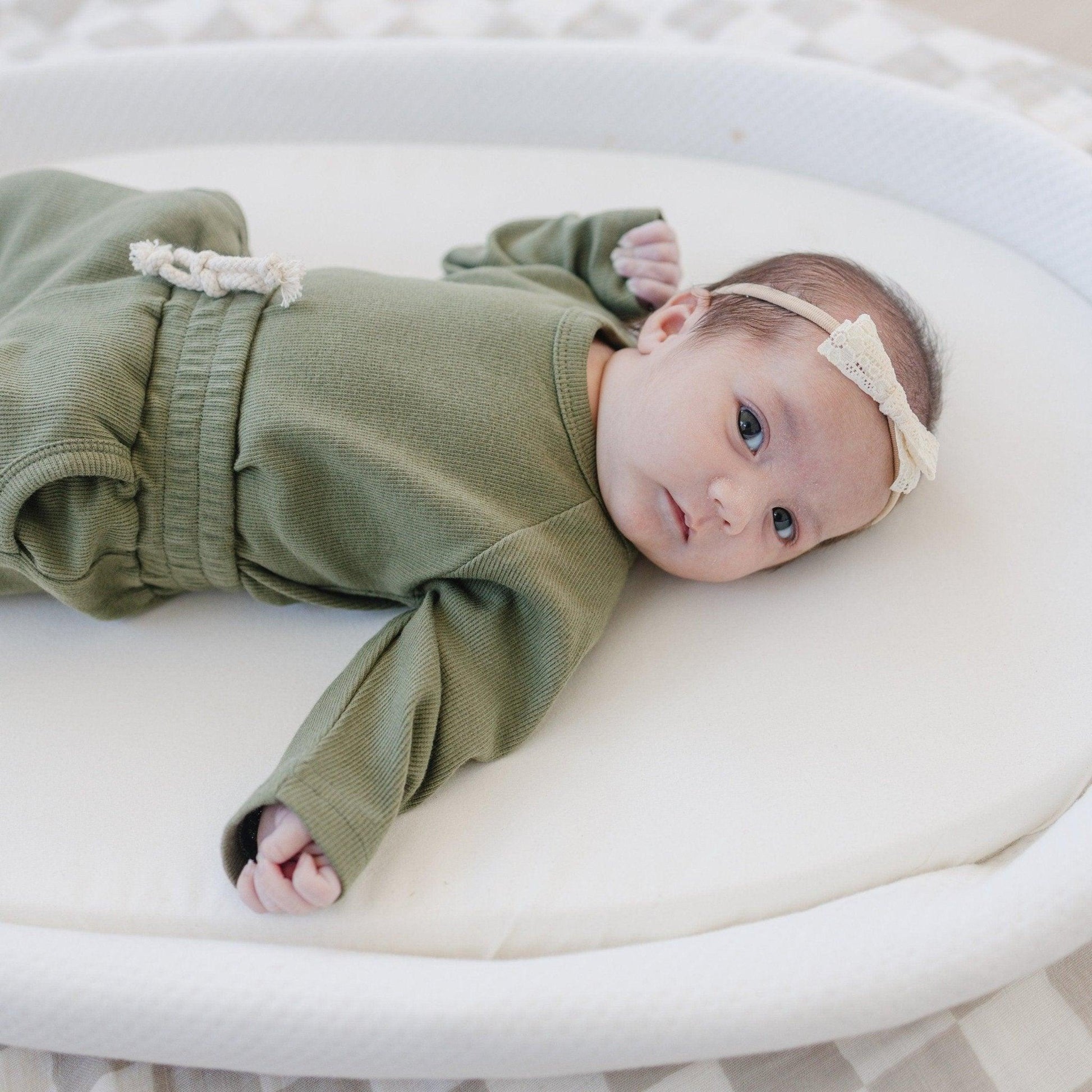 Organic Cotton Ribbed 2pc Set - more colors - Little Joy Co.