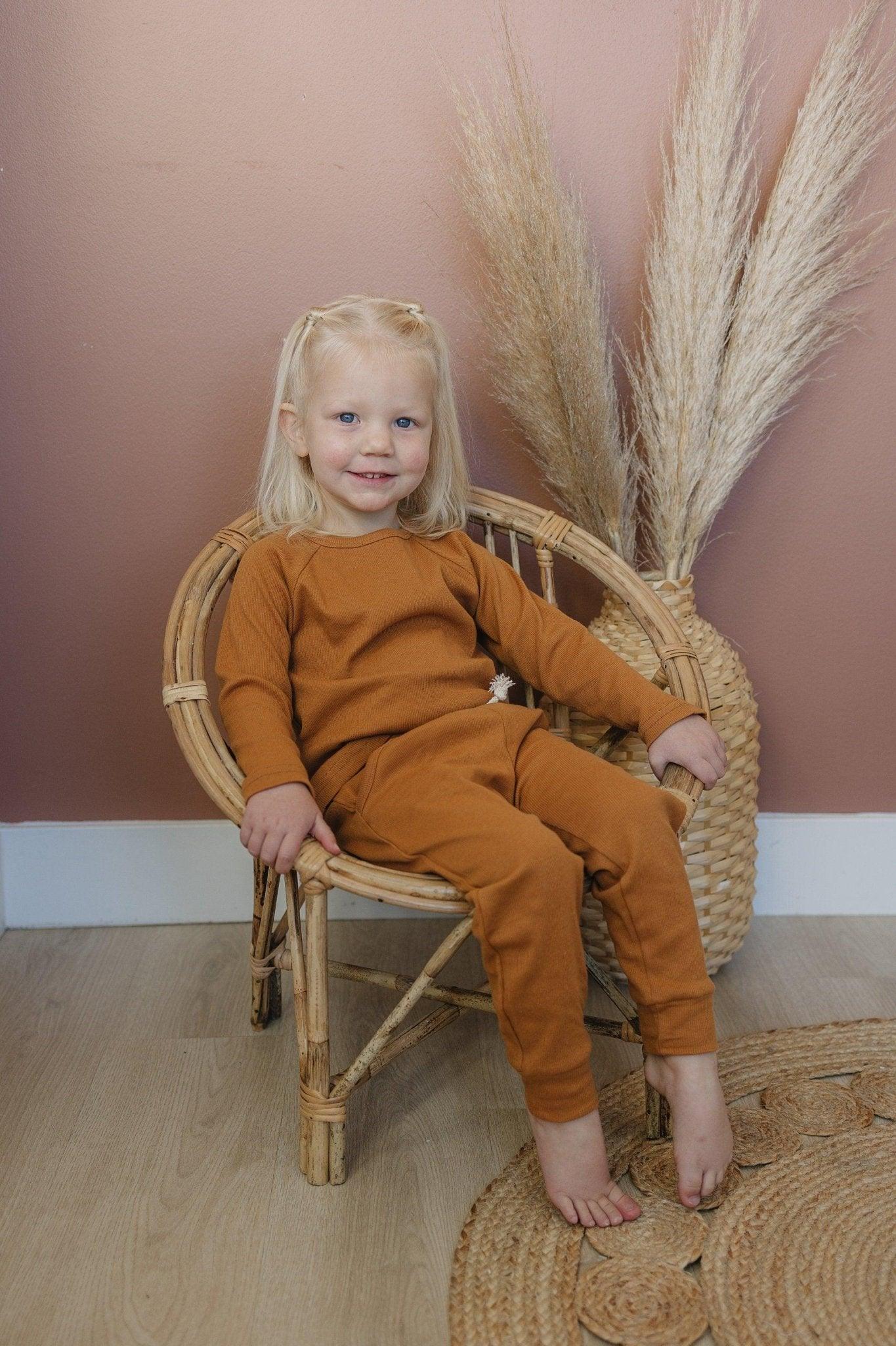 Organic Cotton Ribbed 2pc Set - more colors - Little Joy Co.