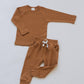 Organic Cotton Ribbed 2pc Set - more colors - Little Joy Co.