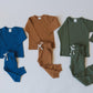 Organic Cotton Ribbed 2pc Set - more colors - Little Joy Co.