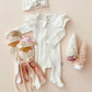 Organic Zip Footie Set | Milk