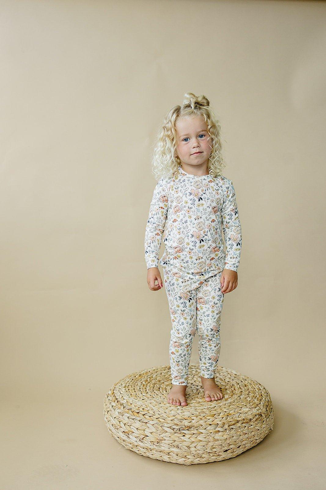 Pastel Petals 2pc Modal Pajamas - Little Joy Co.