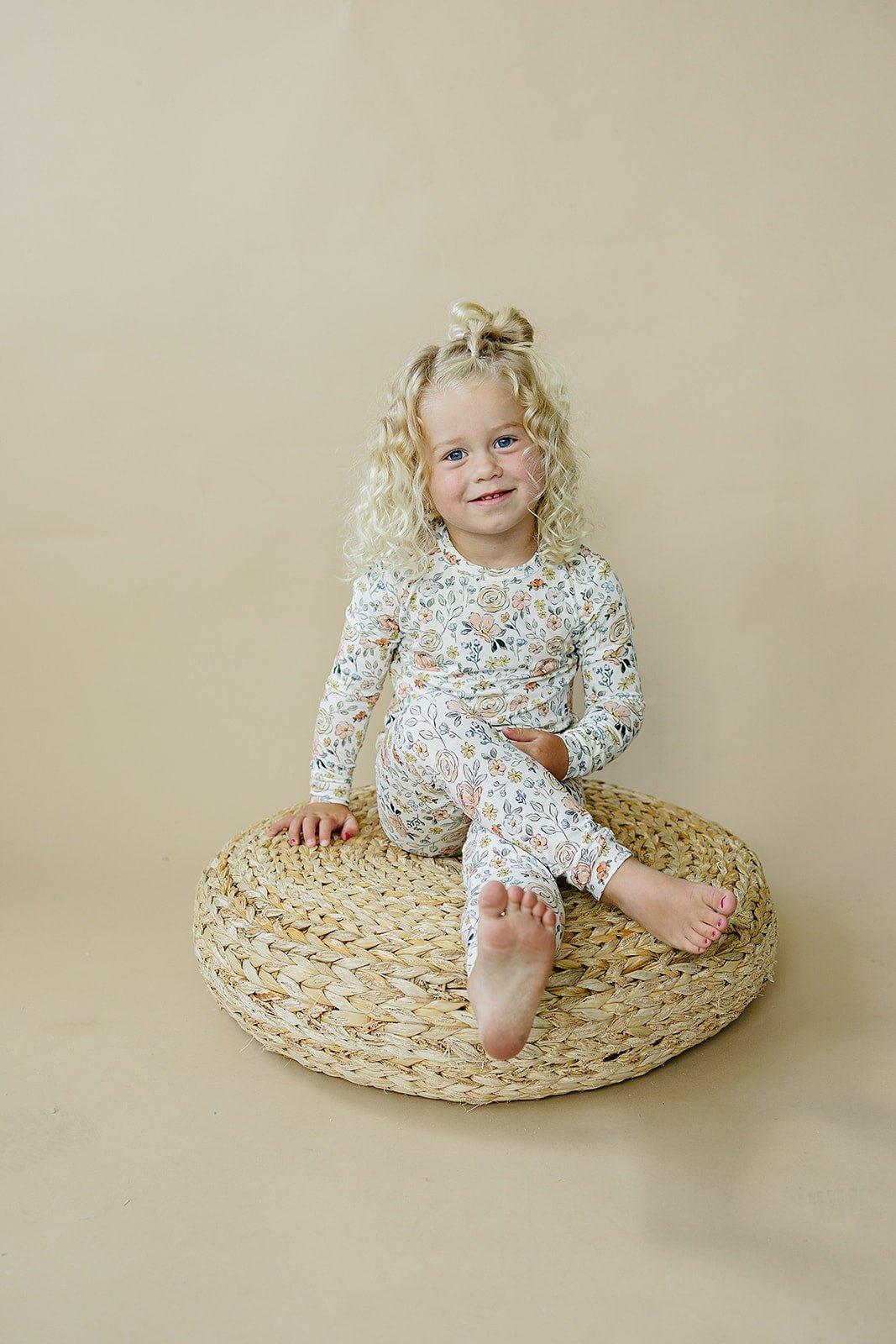 Pastel Petals 2pc Modal Pajamas - Little Joy Co.