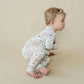 Pastel Petals Modal Zippy Romper - Little Joy Co.