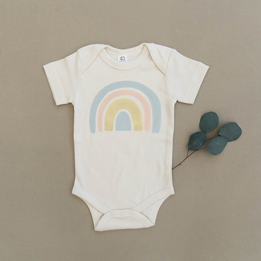 Pastel Rainbow Baby Organic Baby Onesie®