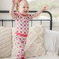 Patriotic Checker 4th of July 2pc Bamboo Pajamas - Little Joy Co.