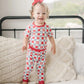 Patriotic Checker 4th of July 2pc Bamboo Pajamas - Little Joy Co.