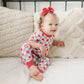 Patriotic Checker 4th of July 2pc Bamboo Pajamas - Little Joy Co.