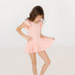 Peach S/S Twirl Leotard