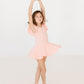 Peach S/S Twirl Leotard