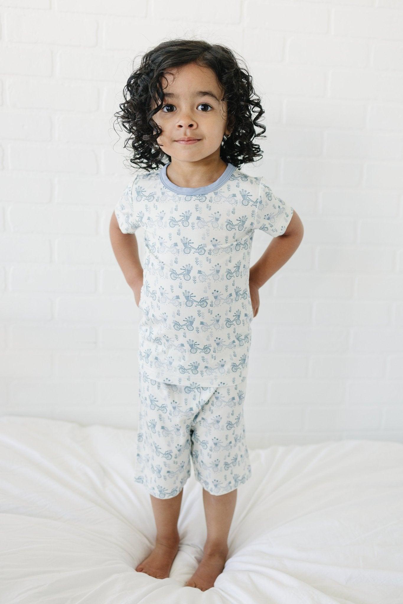 Pedal Around 2pc Bamboo Pajamas *see size notes - Little Joy Co.