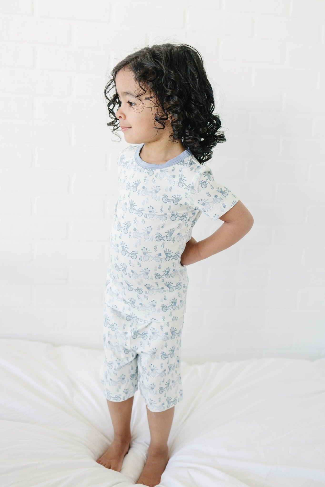 Pedal Around 2pc Bamboo Pajamas *see size notes - Little Joy Co.