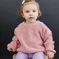 Pink Chunky Knit Sweater - Little Joy Co.